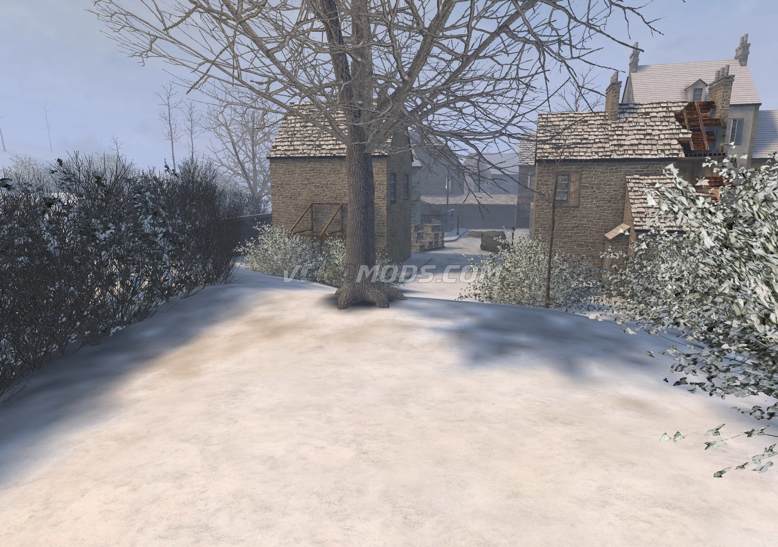 Snowy Cod Maps Carentan Snowy | vCoDMods